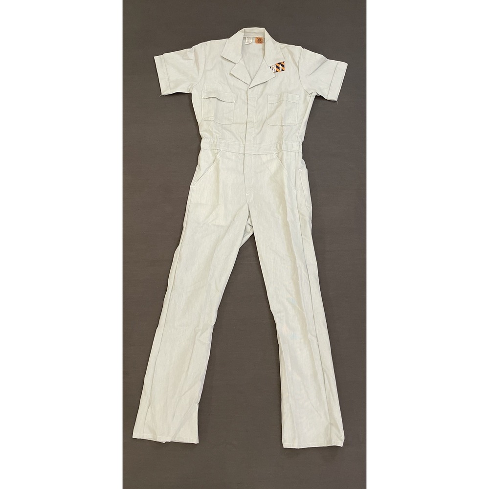 Vintage-USA-NEW Big Ben by Wrangler Mint Green Pinstripe Coverall Small Regular